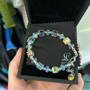 Iridescent Crystal Bracelet